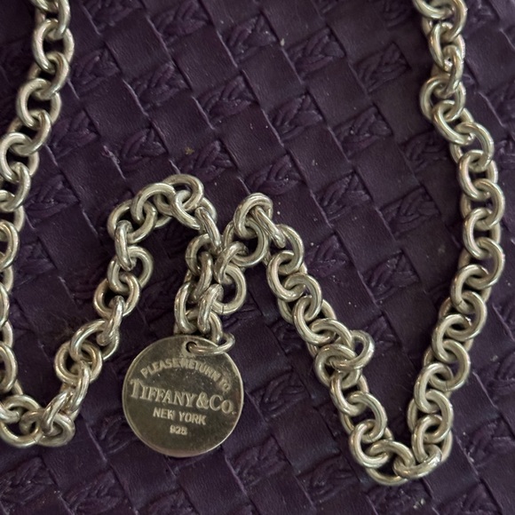 Tiffany & Co. Silver Round Pendant Necklace - Picture 3 of 4